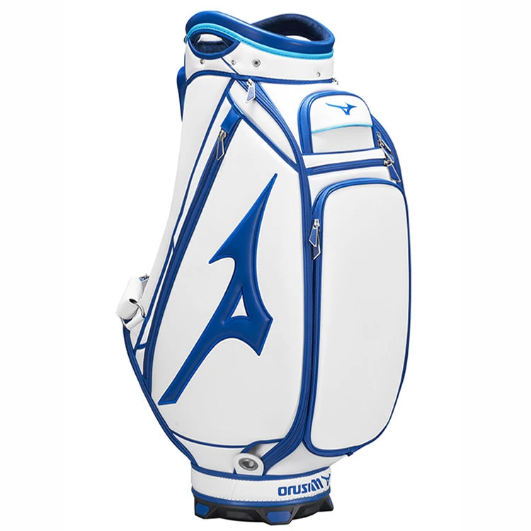 Mizuno Tour Staff Golf Bag - White/Blue 2 Mizuno Tour Staff Golf Bag - White/Blue - Image 2