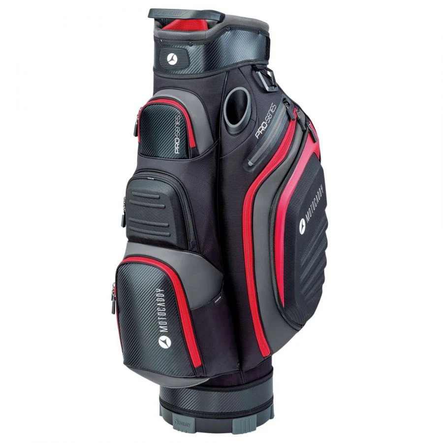 Motocaddy Pro Series Golf Cart Bag - Black/Red 1 Motocaddy Pro Series Golf Cart Bag - Black/Red