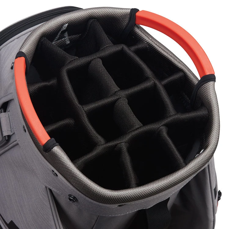 Taylormade Pro 8.0 Golf Cart Bag - Black/White/Charcoal 2 Taylormade Pro 8.0 Golf Cart Bag - Black/White/Charcoal - Image 2