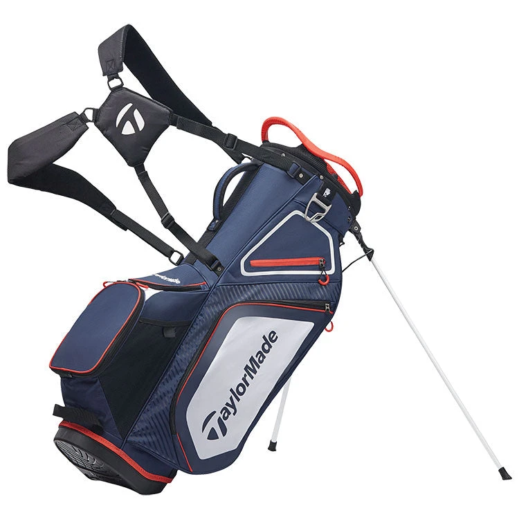 Taylormade 8.0 Pro Golf Stand Bag - Navy/White/Red 1 Taylormade 8.0 Pro Golf Stand Bag - Navy/White/Red