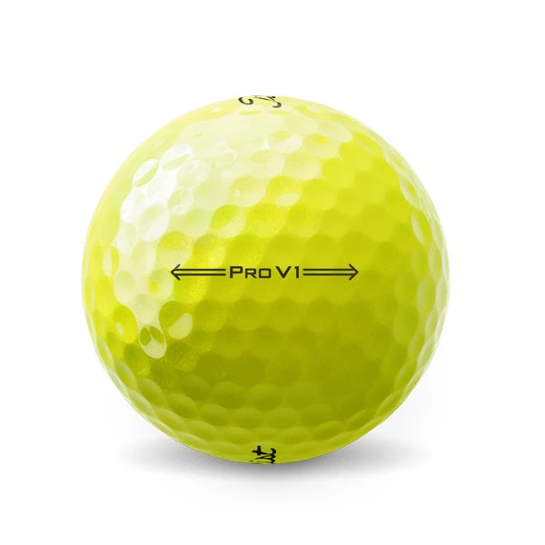 Titleist Pro V1 2021 Golf Balls - Yellow 5 Titleist Pro V1 2021 Golf Balls - Yellow - Image 5