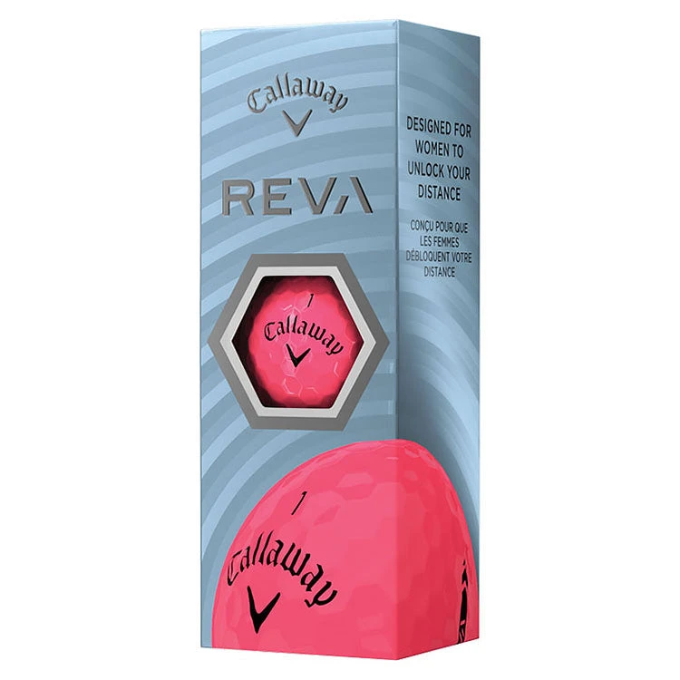 Callaway Reva Golf Balls - Pink 3 Callaway Reva Golf Balls - Pink - Image 3