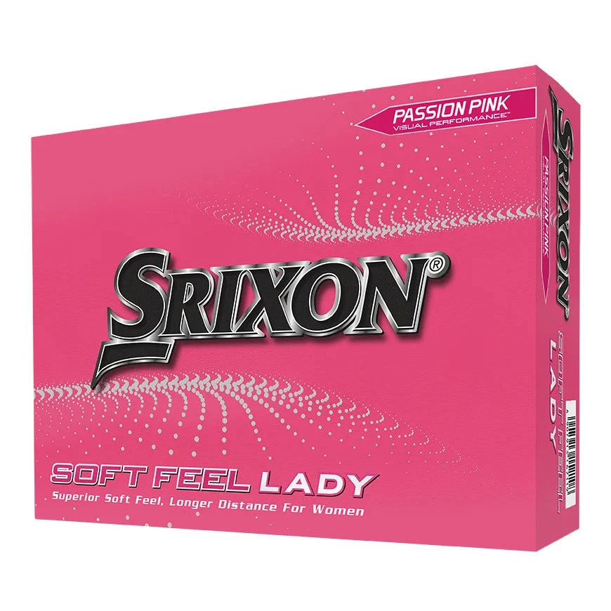 Srixon 2023 Soft Feel Lady Golf Balls - Pink 1 Srixon 2023 Soft Feel Lady Golf Balls - Pink