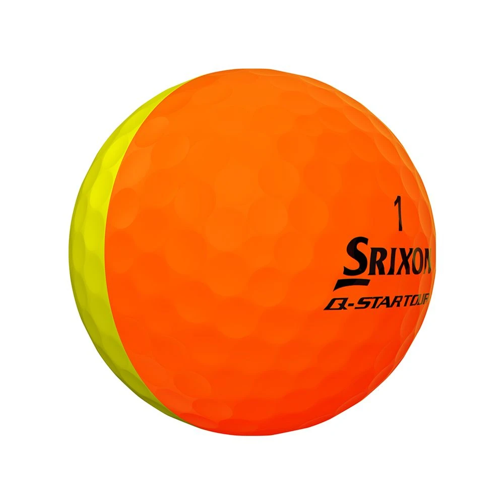 Srixon Q Star Divide Golf Balls - Orange/Yellow 2 Srixon Q Star Divide Golf Balls - Orange/Yellow - Image 2