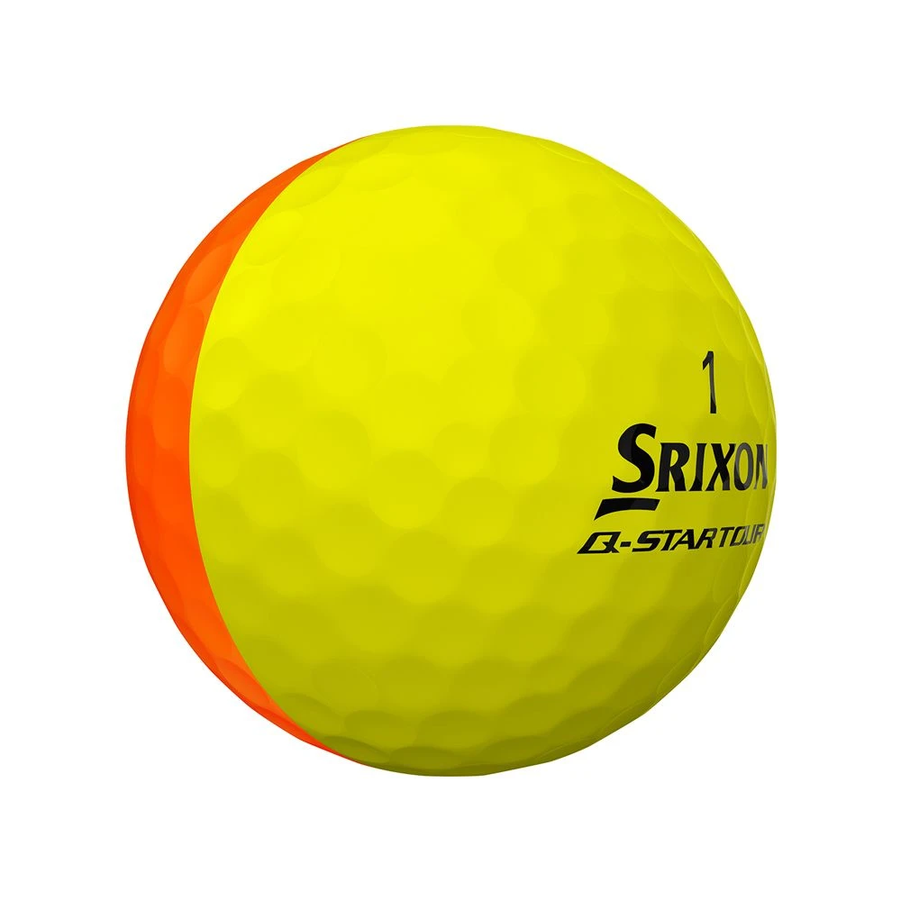 Srixon Q Star Divide Golf Balls - Orange/Yellow 3 Srixon Q Star Divide Golf Balls - Orange/Yellow - Image 3