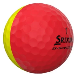 Srixon Q Star Divide Golf Balls - Yellow/Red 6 Srixon Q Star Divide Golf Balls - Yellow/Red -Golf Sales Store srixon qstar divide red yell 3