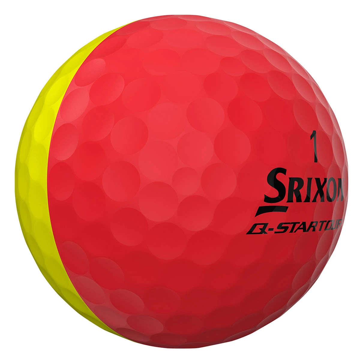 Srixon Q Star Divide Golf Balls - Yellow/Red 3 Srixon Q Star Divide Golf Balls - Yellow/Red - Image 3