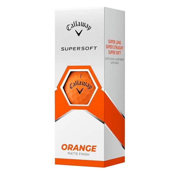 Callaway 2023 Supersoft Golf Balls - Orange 4 Callaway 2023 Supersoft Golf Balls - Orange - Image 4