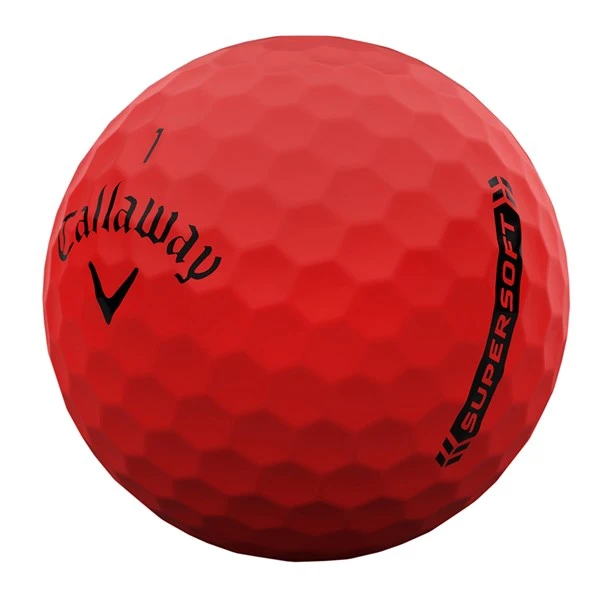 Callaway 2023 Supersoft Golf Balls - Red 3 Callaway 2023 Supersoft Golf Balls - Red - Image 3