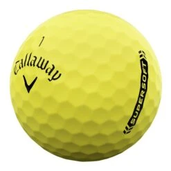 Callaway 2023 Supersoft Golf Balls - Yellow -Golf Sales Store supersoft 23 yellow 3