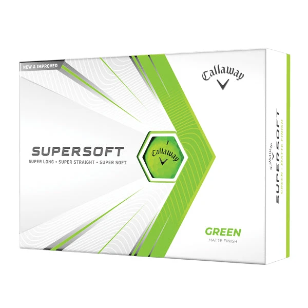 Callaway Supersoft 2021 Golf Balls - Matte Green 1 Callaway Supersoft 2021 Golf Balls - Matte Green