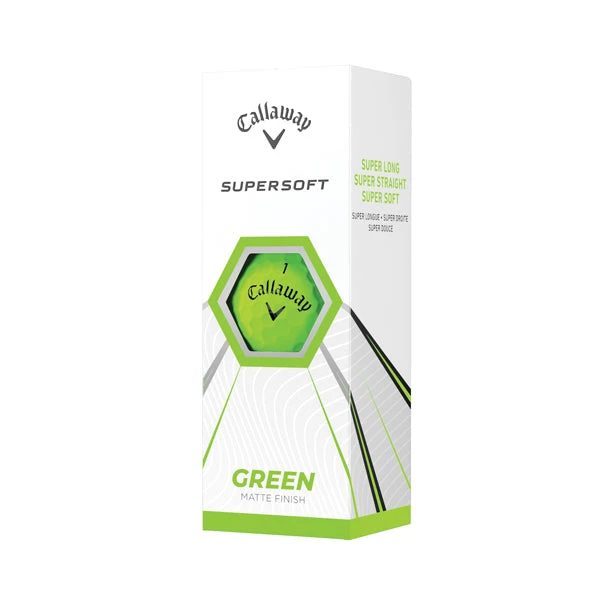 Callaway Supersoft 2021 Golf Balls - Matte Green 3 Callaway Supersoft 2021 Golf Balls - Matte Green - Image 3