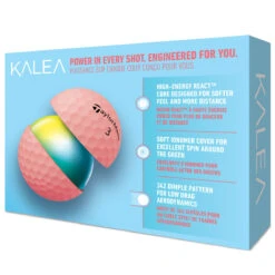 Taylormade Kalea Golf Balls - Peach 7 Taylormade Kalea Golf Balls - Peach -Golf Sales Store taylormade kalea peach 4