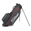 Titleist 2023 Players 4 Golf Stand Bag - Black/Black/Red