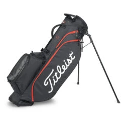 Titleist 2023 Players 4 Golf Stand Bag - Black/Black/Red