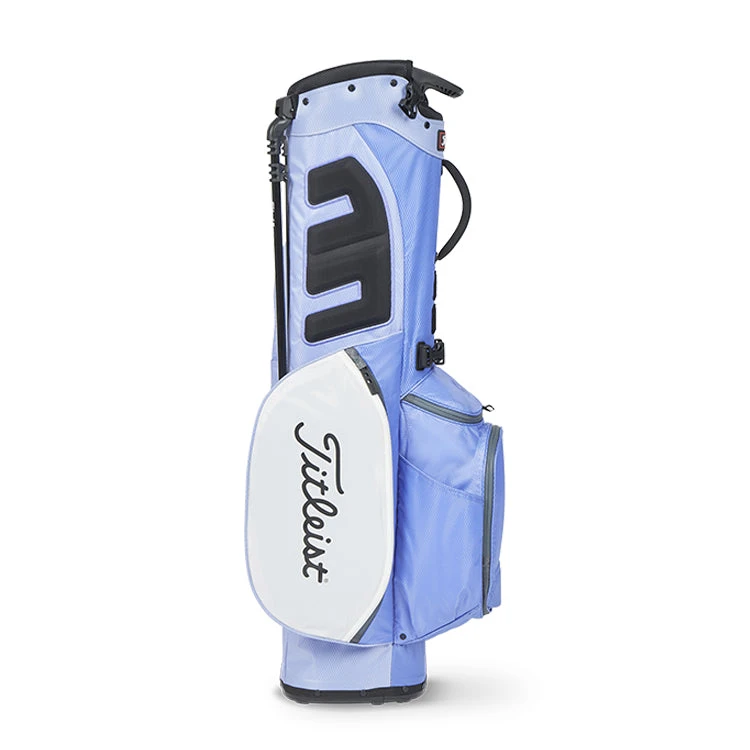 Titleist 2023 Players 4 Stadry Golf Stand Bag - Orchid/White/Iris 2 Titleist 2023 Players 4 Stadry Golf Stand Bag - Orchid/White/Iris - Image 2