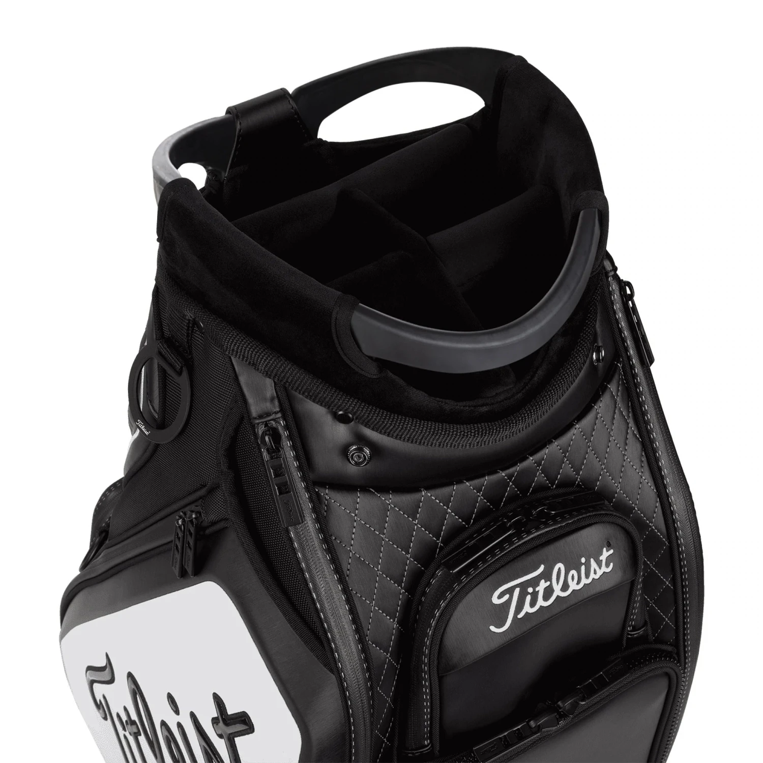Titleist Tour Series Staff Tour Golf Bag - Black/White 2 Titleist Tour Series Staff Tour Golf Bag - Black/White - Image 2