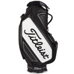 Titleist Tour Series Staff Tour Golf Bag - Black/White 6 Titleist Tour Series Staff Tour Golf Bag - Black/White -Golf Sales Store titleist tour series staff cart blk whi 3