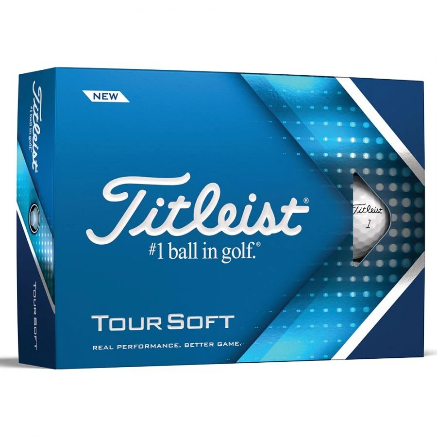 Titleist Toursoft Golf Balls - White 1 Titleist Toursoft Golf Balls - White