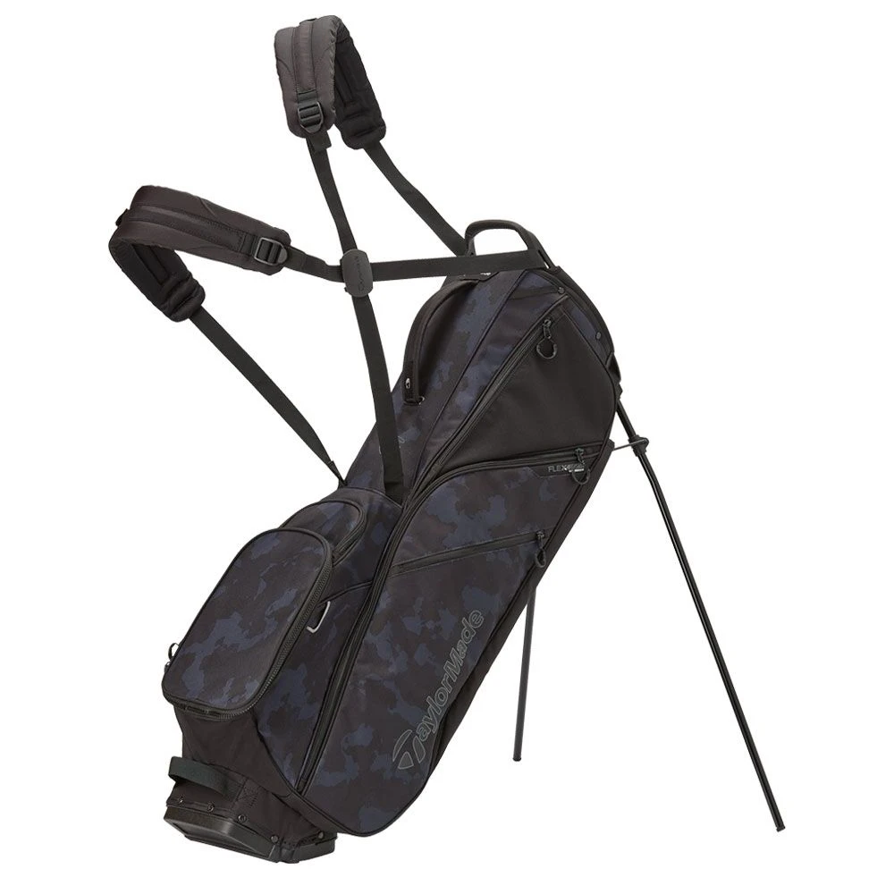 Taylormade Flextech Lite Golf Stand Bag - Black Camo 1 Taylormade Flextech Lite Golf Stand Bag - Black Camo
