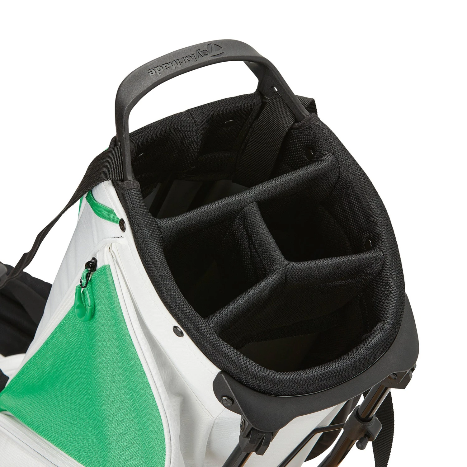 Taylormade Flextech Lite Golf Stand Bag - White/Green 2 Taylormade Flextech Lite Golf Stand Bag - White/Green - Image 2