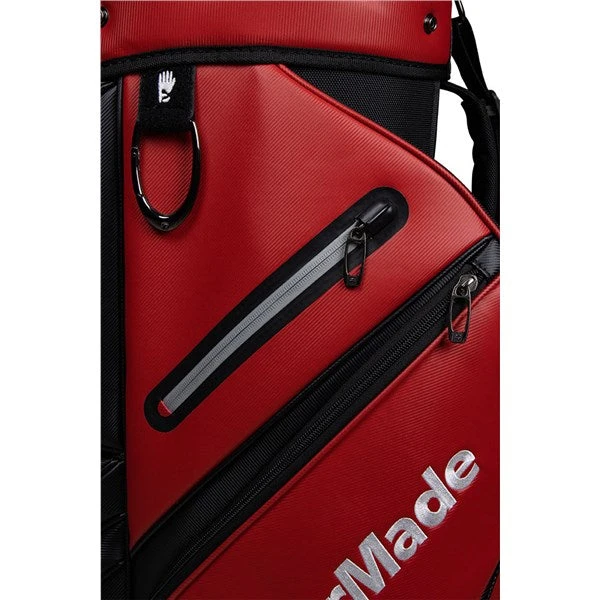 Taylormade Deluxe Golf Cart Bag - Red/Black 3 Taylormade Deluxe Golf Cart Bag - Red/Black - Image 3