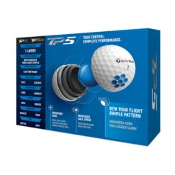 Taylormade TP5 Golf Balls - White -Golf Sales Store tp5 2021 back