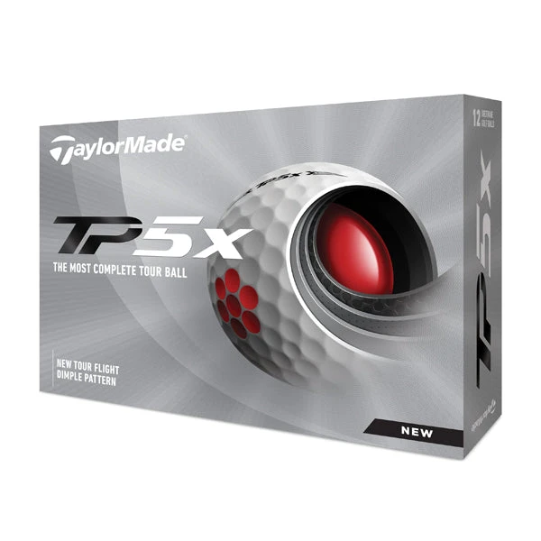 Taylormade TP5x Golf Balls - White 1 Taylormade TP5x Golf Balls - White