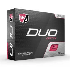 Wilson Duo Optix Golf Balls - Pink