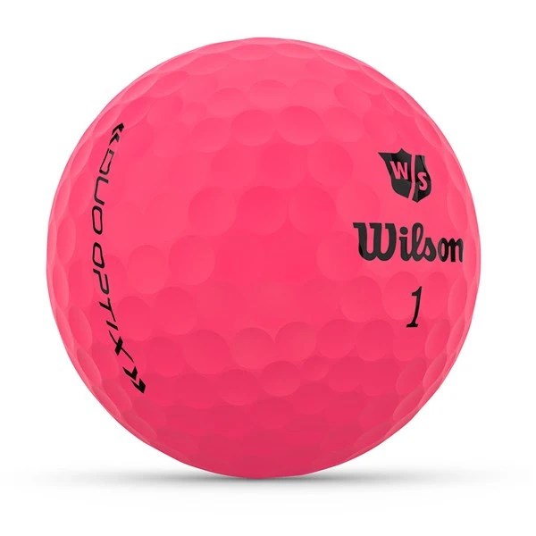 Wilson Duo Optix Golf Balls - Pink 2 Wilson Duo Optix Golf Balls - Pink - Image 2