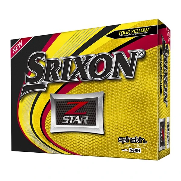 Srixon Z Star Golf Balls - Yellow 1 Srixon Z Star Golf Balls - Yellow